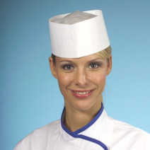 Пилотка поварская бумажная 9*27,5см PAP STAR 25шт 1/20