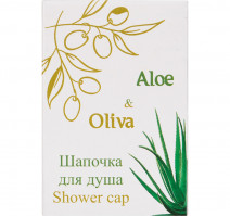 Шапочка для душа картон Алоэ и Олива