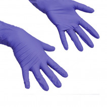 Нитриловые перчатки без латекса и талька ЛайтТафф сиреневые (цена за шт.)