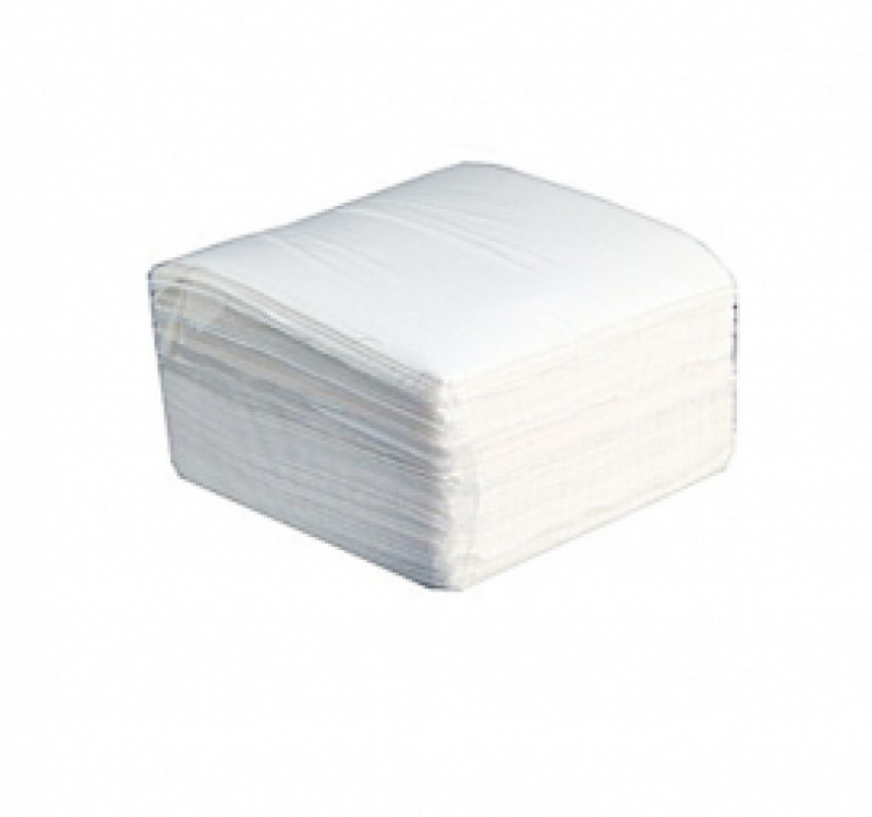 Салфетки бумажные 1 сл 100 л/упак 25х25 см белая