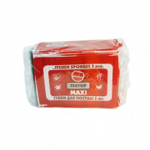 Губки для посуды TEXTOP МАКСИ 5шт 1/50