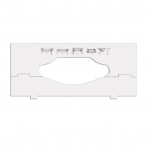 Вставки в диспенсеры для листовых полотенец для полотенец разной ширины