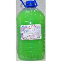 Жидкое мыло с глицерином ЯБЛОКО ХРУСТАЛИК 5л 1/1 (ПЭТ)