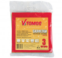 Салфетка абразивная 13х13см 3шт/упак ToMoS