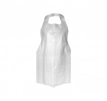 Фартук одноразовый ПНД 30 мкм, прозрачно-белый 50шт/упак плотный