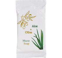 Мыло туалетное 13г флоупак Алоэ и Олива (500 шт.)