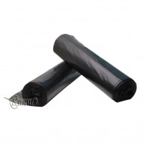 Мешки 220 литров, 10 шт. в рулоне, 90х130 ПВД, черные, стандарт