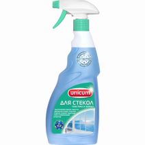 Средство для мытья стекол, пластика и зеркал PROFESSIONAL UNUCUM 500мл курок 1/12