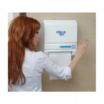 Полотенце бумажное белое FOCUS Extra Quick 1сл, 200м, Н20см, Ø-16,5/50мм 6/1