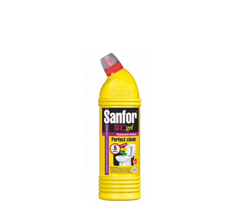 Средство для мытья сантехники 750мл Sanfor WC Gel