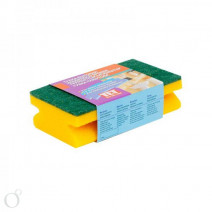 Губка для посуды профильная ТЕТ 15*9*4,5см 1/48