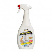 Чистящая пена для мытья акриловых ванн АКРИЛАН 400мл с курком 1/12