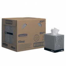 Косметические салфетки бумажные белые KLEENEX KIMBERLY 2сл, 90л 1/12