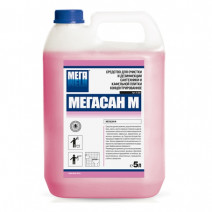 Гель для очистки и дезинфекции сантехники и кафельной плитки МЕГАСАН М 5л 1/1