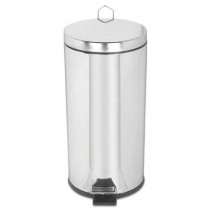 Контейнер д/мусора 30л сталь полиров. с педалью 1/4