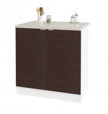 Стол с полками Сокол ТК-08 Белый / Венге