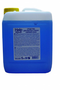 Средство для мытья окон, стекла и зеркал СВЕЖИЙ ОЗОН HELP 5л 1/4