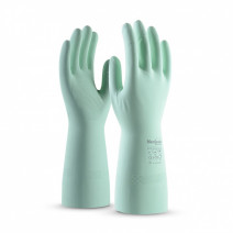 Перчатки латекс MANIPULA КОНТАКТ рр 10-XL, с напылением, салатовые 1/12 1/120