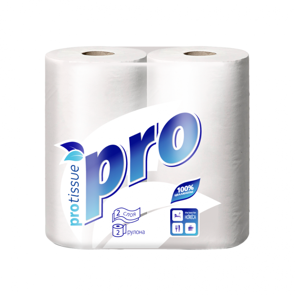 Полотенца бумажные рулонные PRO C162