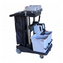 Волео Про комплексная тележка: ведро 2х25л с вертикальным отжимом