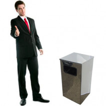 Квадратная урна для мусора, 8313