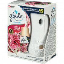 Освежитель автоматический GLADE AUTOMATIC ПИОН и СОЧНЫЕ ЯГОДЫ 269мл 1/4