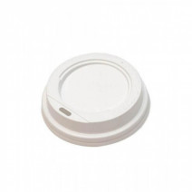 Крышка d61мм д/стаканов 100мл белая, 1/100 1/2000