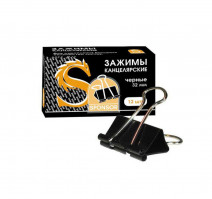 Зажим для бумаг 32мм 12шт/упак