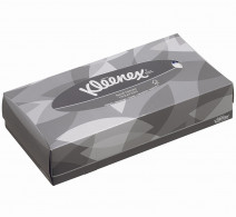 Косметические салфетки бумажные белые KLEENEX KIMBERLY 2сл,100л 1/21