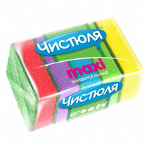 Губки для посуды ЧИСТЮЛЯ MAXI 5шт 1/72