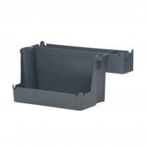 Полка-мостик для тележки Волео Про, серая