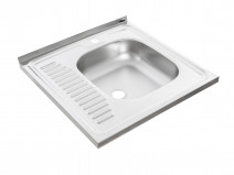 Мойка Сокол Мойка накладная 600 Металл, Правый