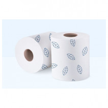 Белюкс пол. бум. бел, 2сл, 150м, H21см, диам.18/4см, цветное тиснение, 100% целл. 6/1