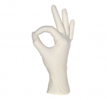 Перчатки латексные неопудренные mediOk, 100шт/упак L