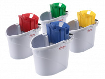 Ведро с отжимом УльтраСпид Мини 10 л, жёлтое