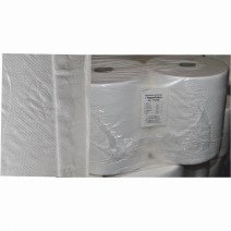 Полотенце бумажное белое ТЕРРАЛАЙН 2сл, 150м, H20,3см, Ø -18/3,8см 6/1