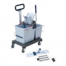 УльтраСпид Про: двухведерный стартовый набор на платформе, ведро 25 л, ведро 10 л, с транспортировочной ручкой