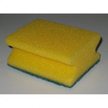 Губка для посуды профильная ЧИСТО-СОЛНЫШКО МЕГА 15*9*4,5см 1/42