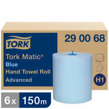 Tork Matic© полотенца в рулонах 2 сл голубые
