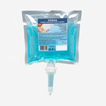 Мыло-гель для тела и волос, картридж, KEMAN 475мл