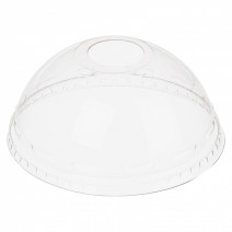 Крышка К95 д/стакана купольная d95 прозр. С ОТВЕРСТВИЕМ 1/50 1/1000