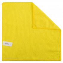 Салфетка микрофибра желтая TEXTOP 29*29см 1/50 1/300