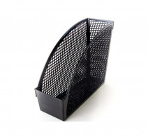 Лоток для бумаг вертикальный черный 90 мм