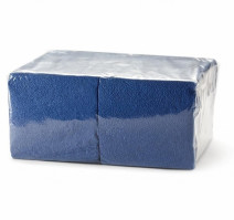 Салфетки бумажные 1сл. 24x24 400л/упак синие