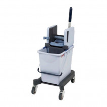 Одноведерная система 25 л. с вертикальным отжимом на платформе без транспортировочной ручки