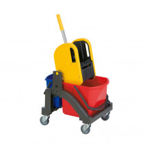 Тележка уборочная Aquva, 1 x 17 л, 1 х 6 л