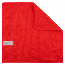 Салфетка микрофибра красная TEXTOP 29*29см 1/50 1/300