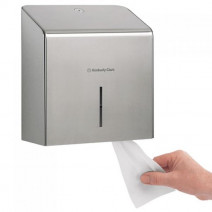 Диспенсер для туалетной бумаги, нержавеющая сталь KIMBERLY MINI JUMBO 1/1