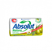 Туалетное мыло антибактериальное ABSOLUT NATURE БЕЛЫЙ ЧАЙ И МАСЛО ОЛИВЫ 90г 1/6/72