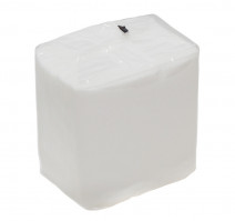 Салфетки бумажные 1сл 24х24см 100л/упак белые Эконом